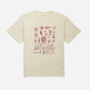 Saturdays NYC Cream Graphic Tee (UNISEX)